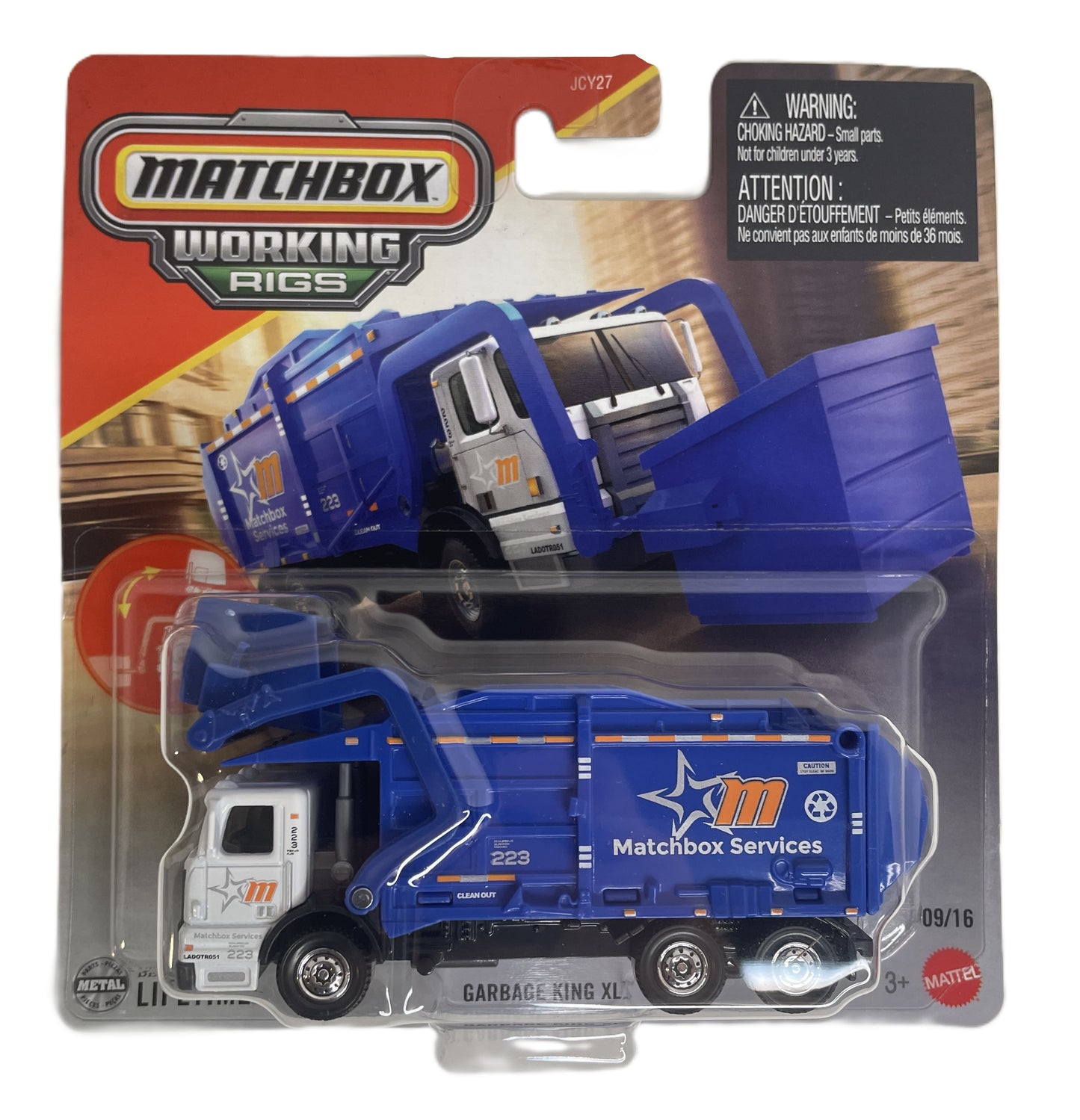 MATCHBOX Working Rigs Garbage King XL (JBX76)