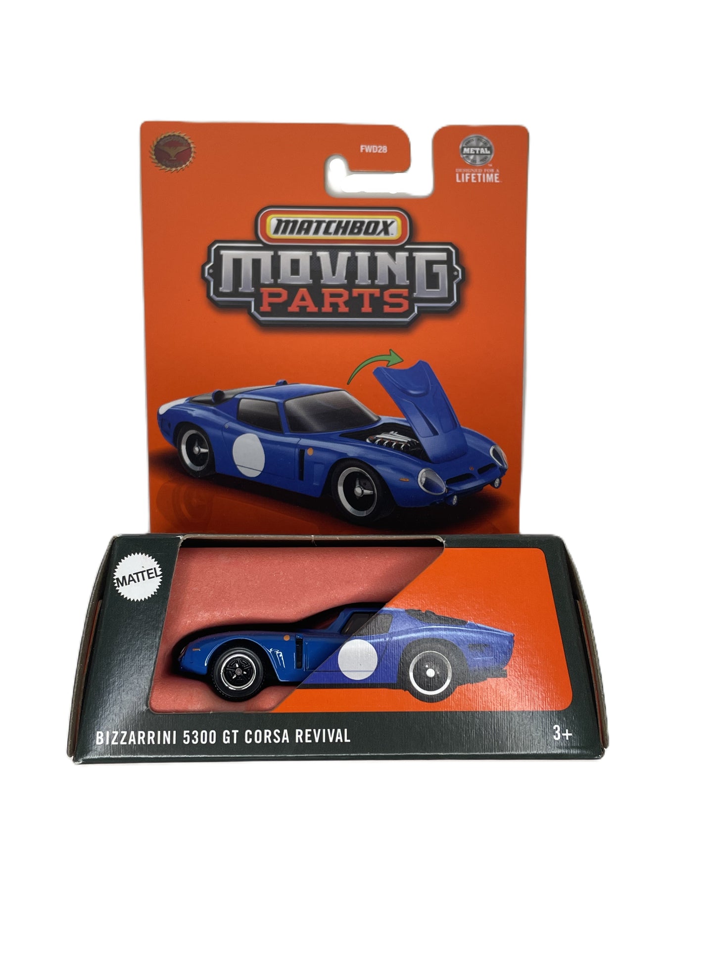 MATCHBOX Moving Parts Bizzarrini 5300 GT Corsa Revival (JBW98)
