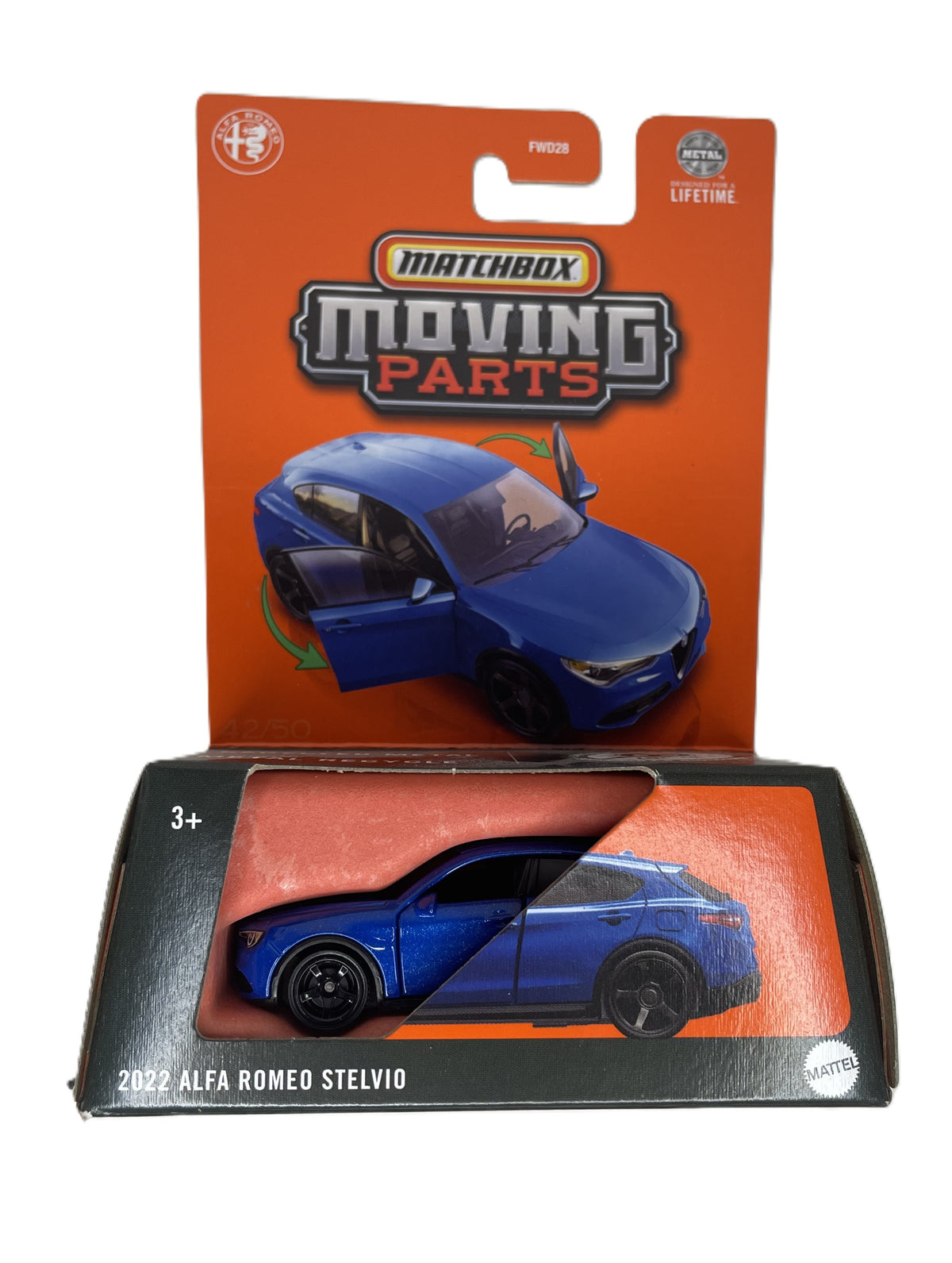 MATCHBOX Moving Parts 2022 Alfa Romeo Stelvio (JBW76)