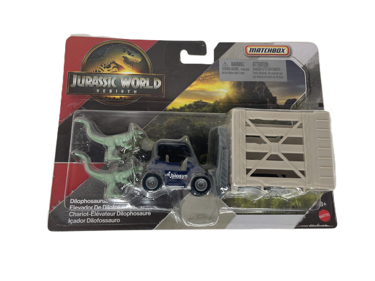 MATCHBOX Jurassic World Rebirth - Dilophosaurus Lifter (JGM09)