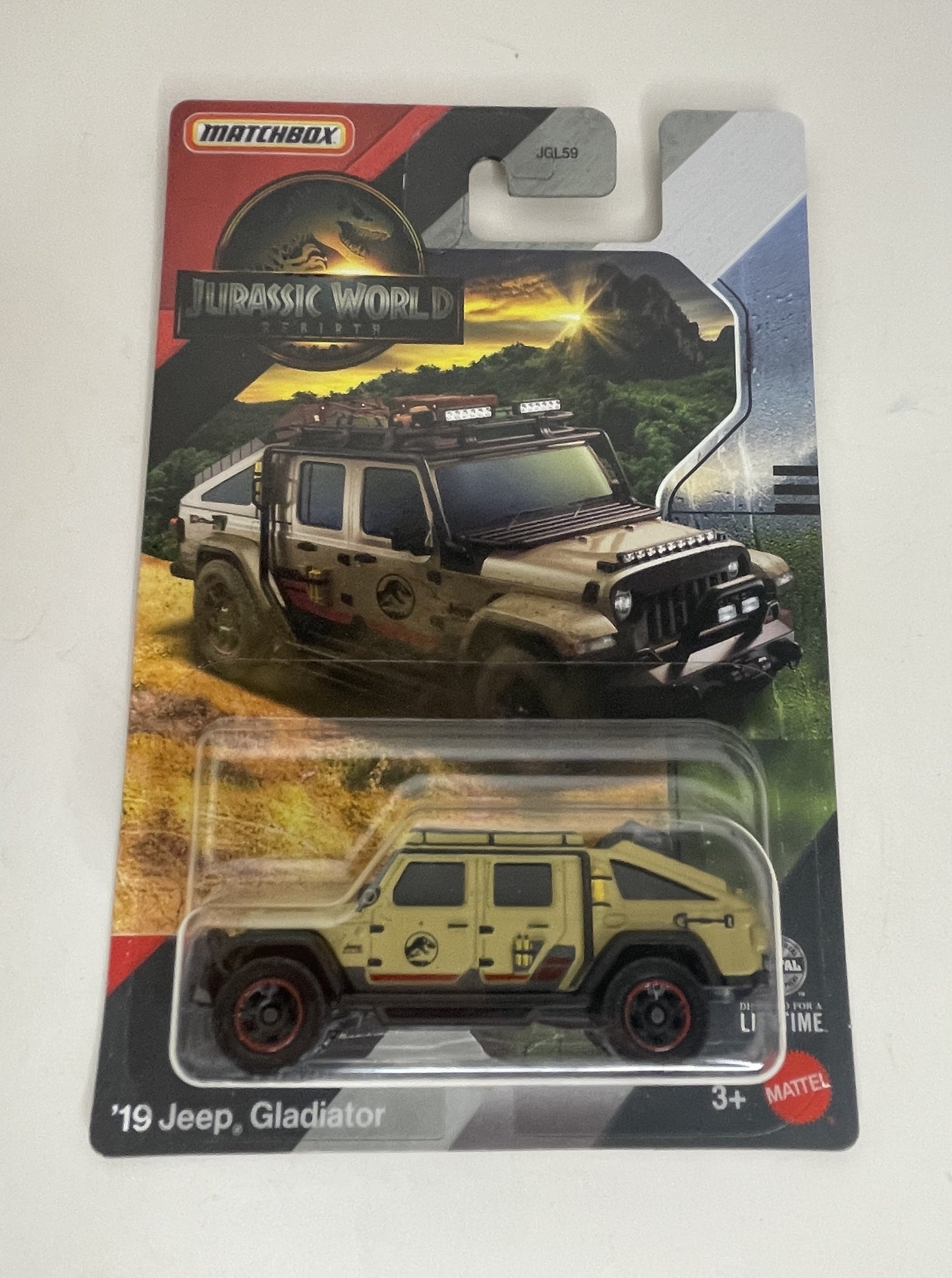 MATCHBOX Jurassic World Rebirth - '19 Jeep Gladiator (JGL05)