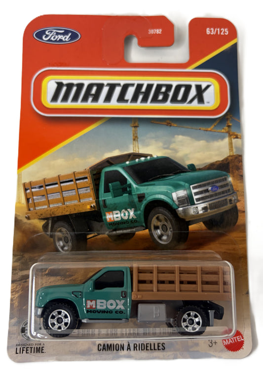 MATCHBOX Ford F-350 Stake Bed Truck (JHM62) #63