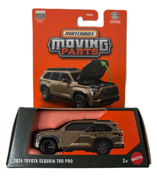 MATCHBOX Moving Parts 2024 Toyota Sequoia TRD PRO (JHV54)