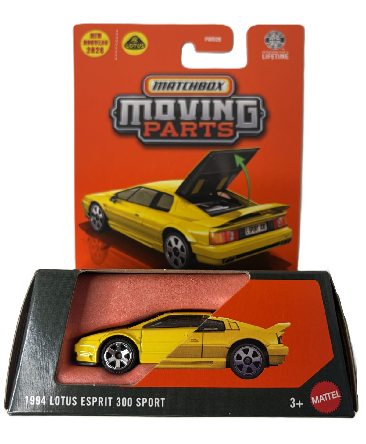 MATCHBOX Moving Parts 1994 Lotus Esprit 300 Sport (JHV41)