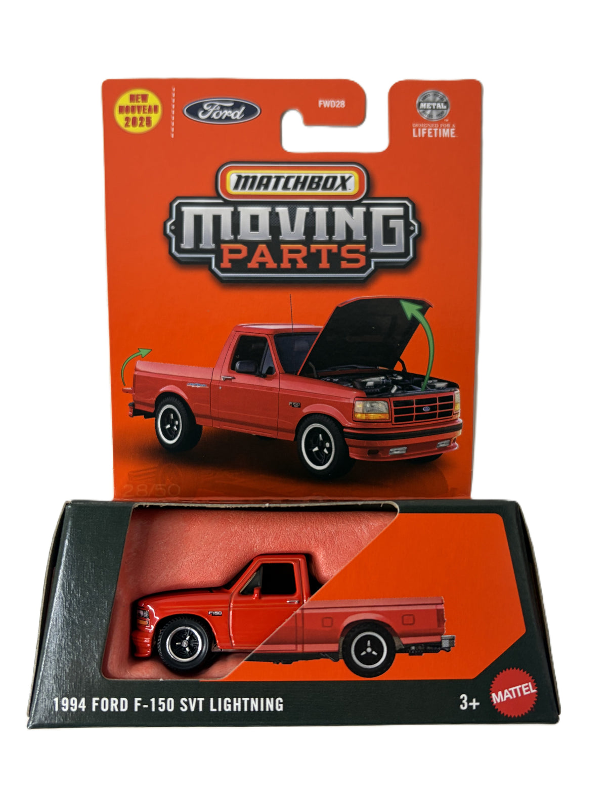 MATCHBOX Moving Parts 1994 Ford F-150 SVT Lightning