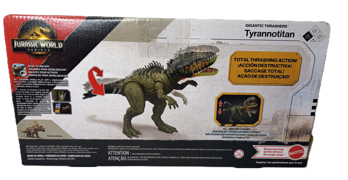Jurassic World Rebirth - Tyrannotitan Gigantic Thrashers