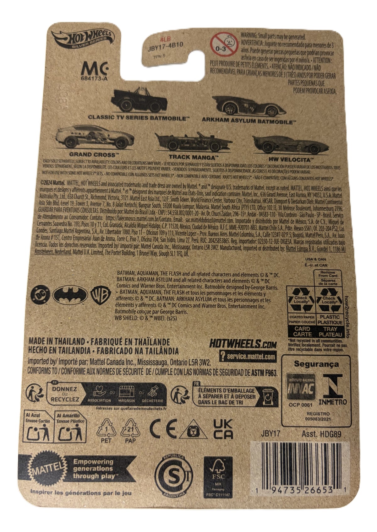 Classic TV Series Batmobile (JBY17) #11/20