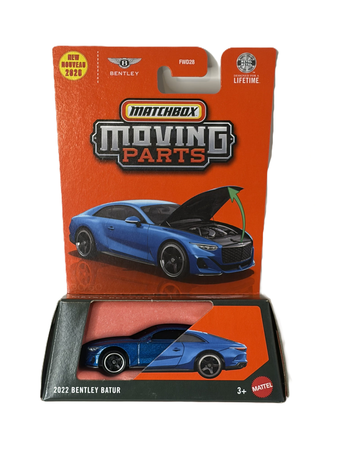 MATCHBOX Moving Parts 2022 Bentley Batur [Blue] (JHV24)
