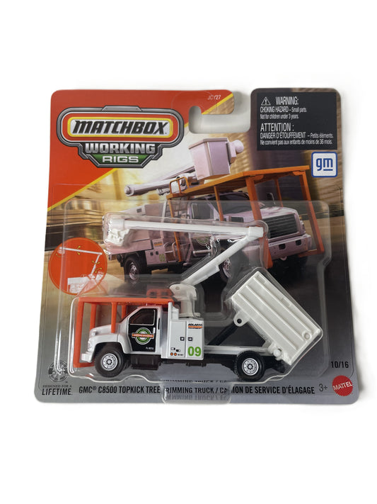 MATCHBOX Working Rigs GMC C8500 Topkick Tree Trimming Truck (JJP19)