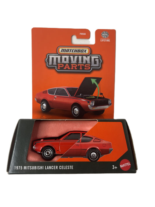 MATCHBOX Moving Parts 1975 Mitsubishi Lancer Celeste