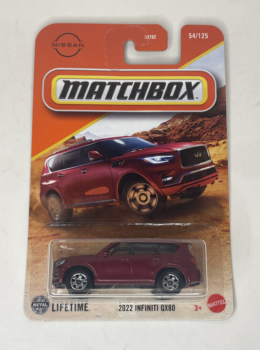 MATCHBOX 2022 Infiniti QX80 #54 (JBP34)