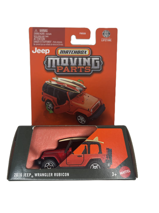 MATCHBOX Moving Parts 2016 Jeep Wrangler Rubicon (JHV51)