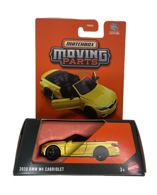 MATCHBOX Moving Parts 2020 BMW M4 Cabriolet (JBW85)