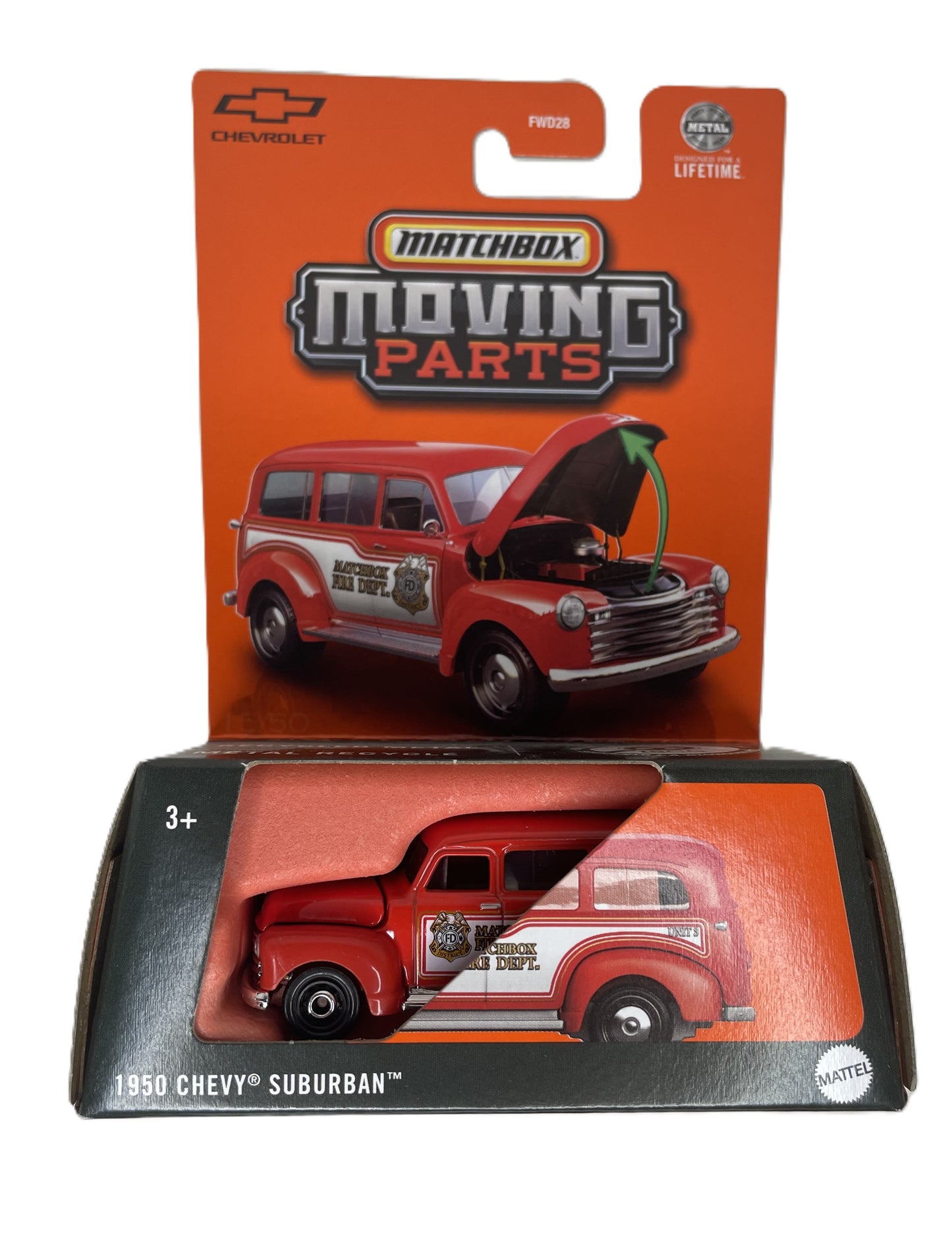 MATCHBOX Moving Parts 1950 Chevy Suburban (JBW89)