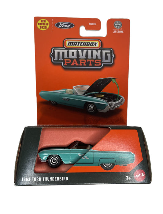 MATCHBOX Moving Parts 1963 Ford Thunderbird (JBW68)