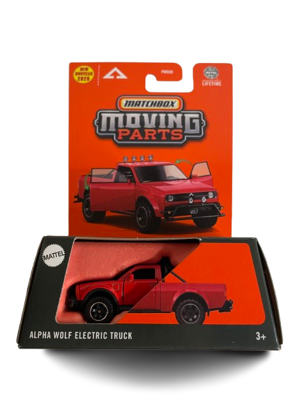 MATCHBOX Moving Parts Alpha Wolf Electric Truck (JBW64)