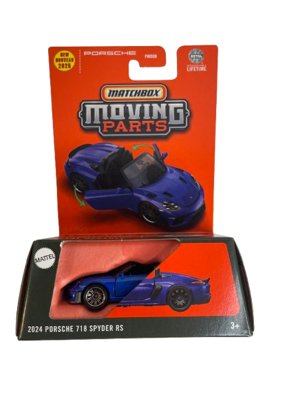 MATCHBOX Moving Parts 2024 Porsche 718 Spyder RS (JBW72)